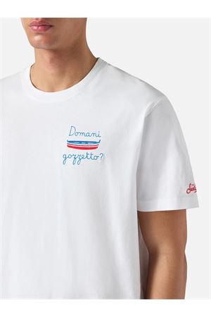 T-Shirt Portofino Man In Cotone Con Stampa Frontale MC2 SAINT BARTH | T-shirt | POT000101091L